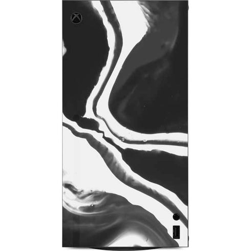 Black Marble Ink XBox Series X Digital Edition Console Skin